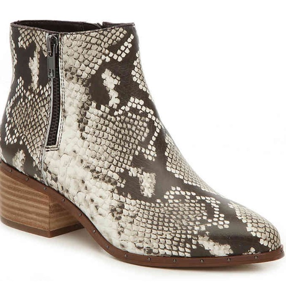 Snake Print Bootie - Picture 1 of 7